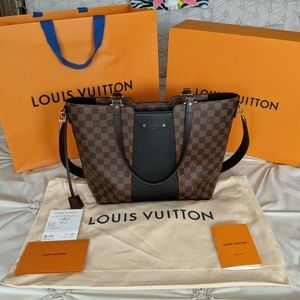 Authentic Louis Vuitton Damier Ebene Jersey Noir